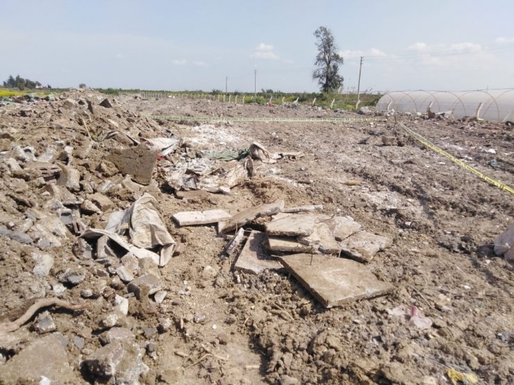 Hafriyat atıkları arasında bulunan insan kemikleri korkuttu