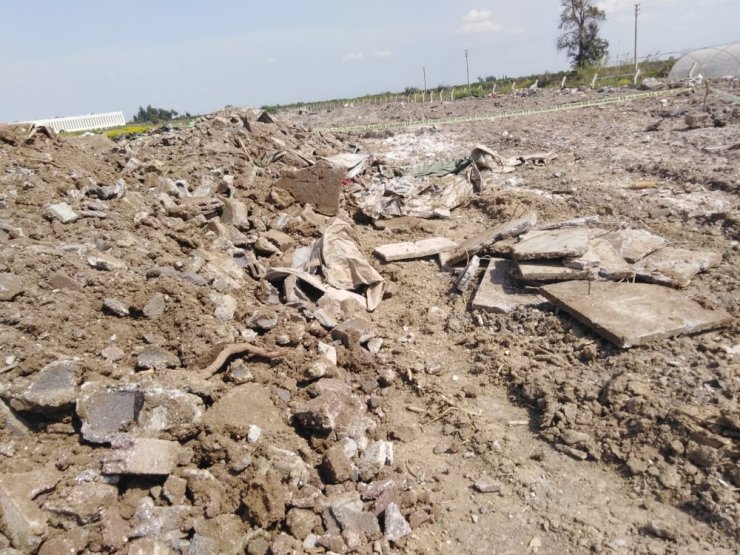 Hafriyat atıkları arasında bulunan insan kemikleri korkuttu