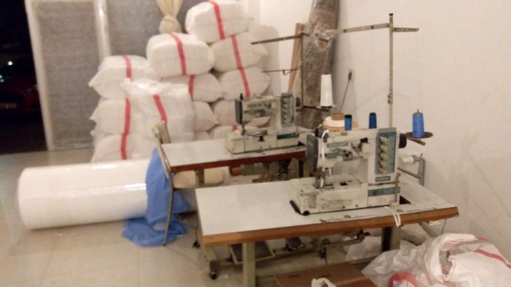 Niğde’de tıbbi malzeme stokçusuna baskın