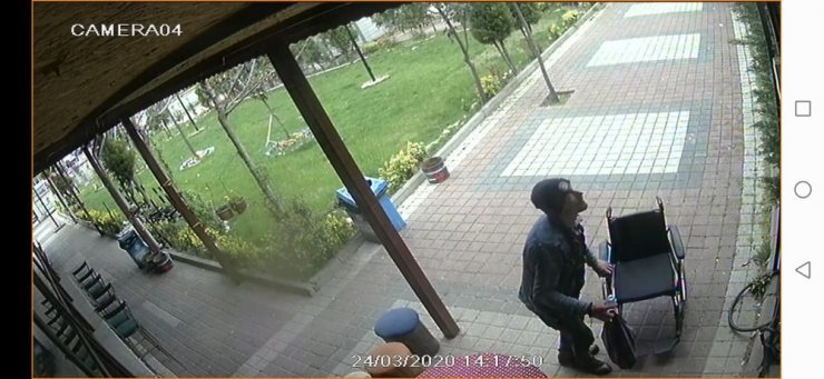 Engelli arabasını böyle çaldı