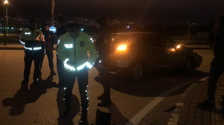 Alkol metreyi üflemeyen sürücü polisleri çileden çıkardı