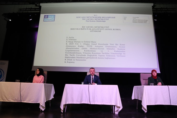 Kocaeli Büyükşehir Belediyesi durumu olmayan vatandaşların su faturasını ödeyecek