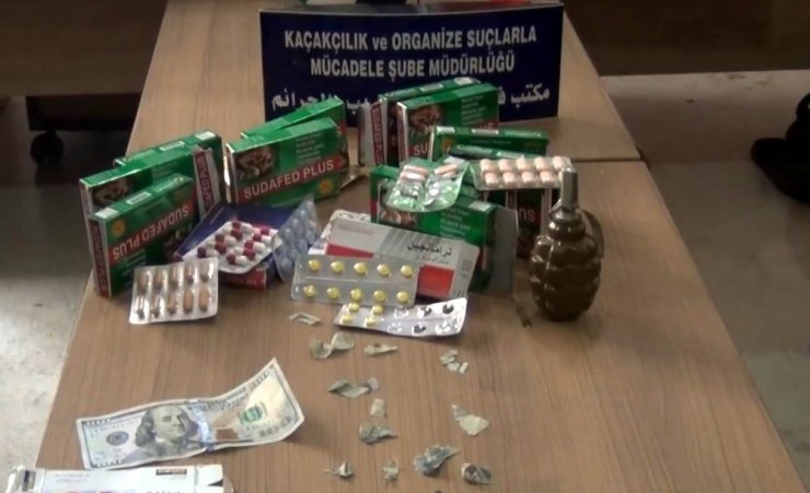 Sınır ötesi operasyonda 61 bin hap ele geçirildi