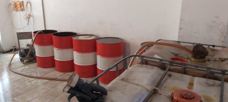 9 bin 200 litre kaçak akaryakıt ele geçirildi