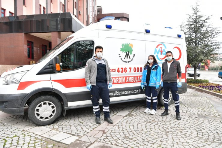 Mamak'ta hamileler için özel acil yardım ambulansı uygulaması başlatıldı