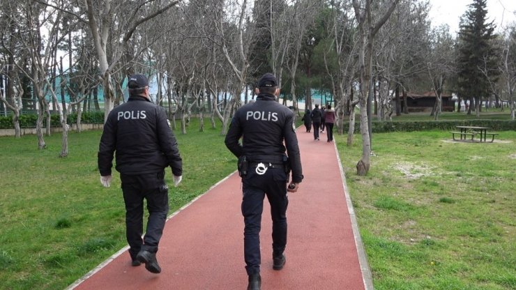 Sorumsuz vatandaşlara polis müdahale etti