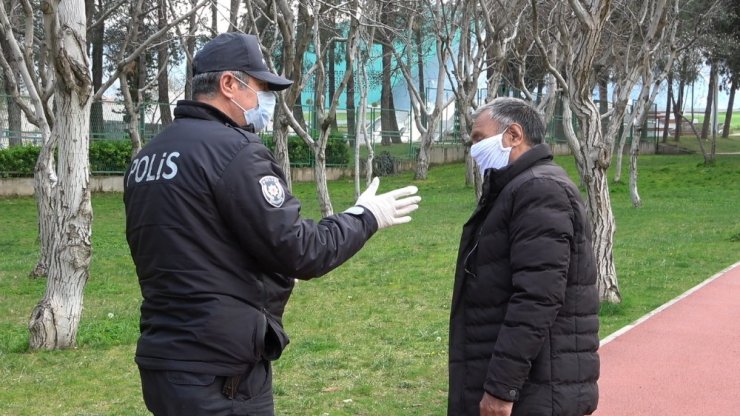 Sorumsuz vatandaşlara polis müdahale etti