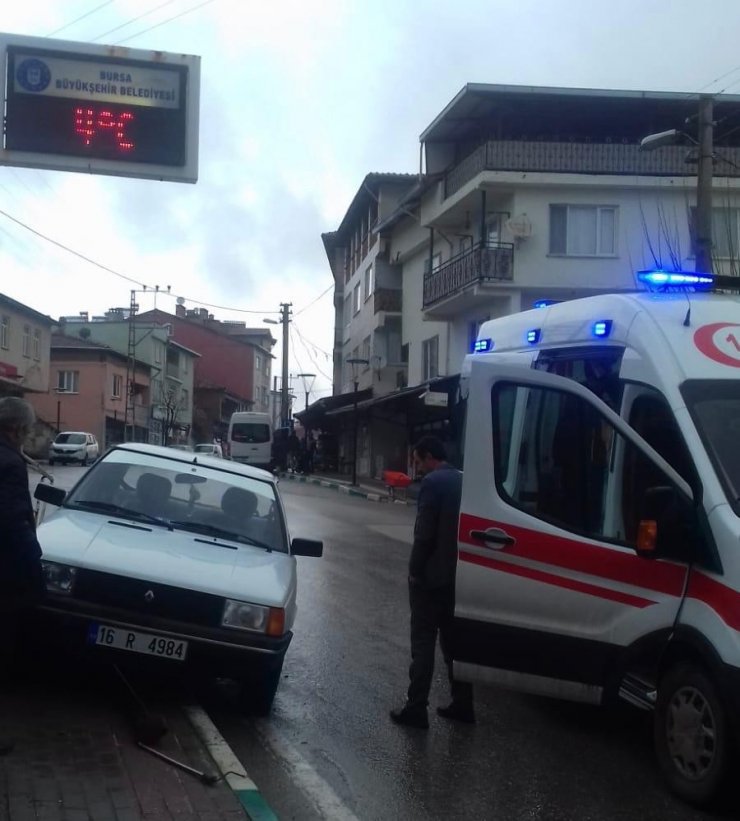 Engelli adam el frenini indirdi aile ölümden döndü