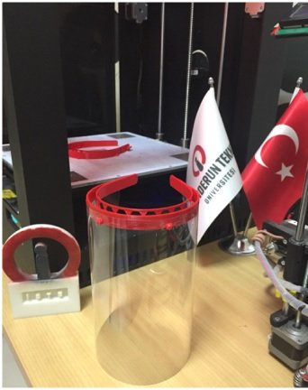 İskenderun Teknik Üniversitesinden sağlık çalışanlarına özel maske üretimi