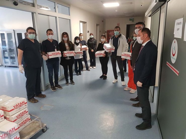 Pınarbaşı Belediyesinden sağlık çalışanlarına destek