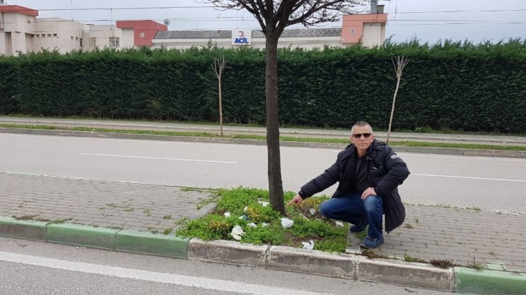 Çevreye atılan kullanılmış maske ve eldivenler tehlike saçıyor