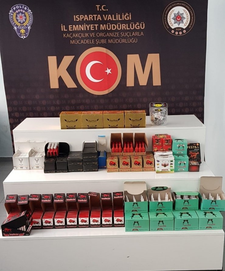 Isparta Emniyetinden kaçak dezenfektan operasyonu
