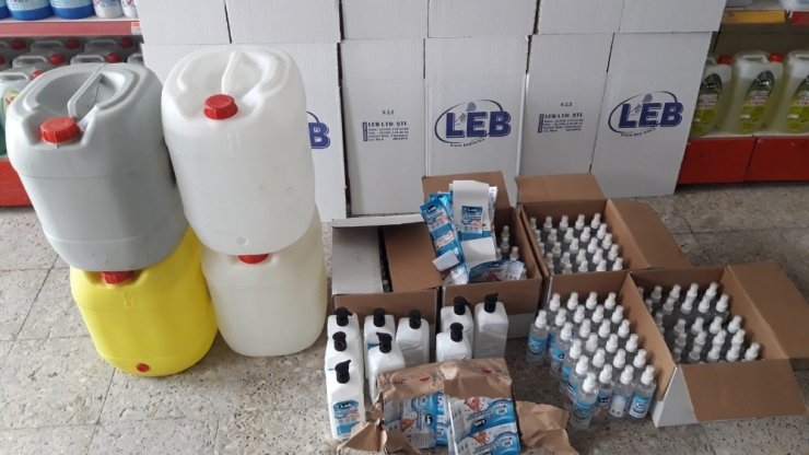 Isparta Emniyetinden kaçak dezenfektan operasyonu