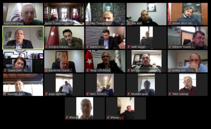 Başkan Matlı, bölge oda borsa başkanlarıyla istişarede bulundu