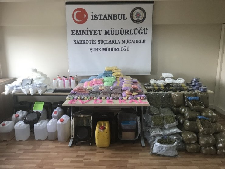 İstanbul’da uyuşturucu operasyonu: 35 milyon liralık uyuşturucu madde ele geçirildi