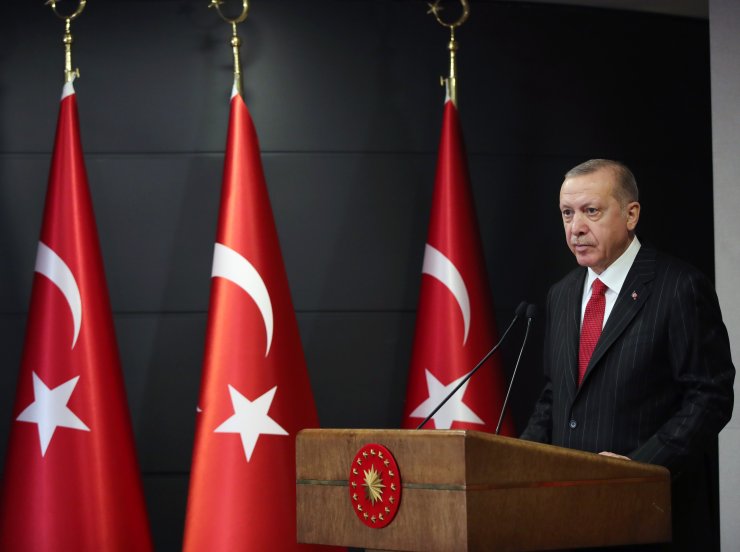 Cumhurbaşkanı Erdoğan, Kabine Toplantısı'nın ardından konuştu: (1)