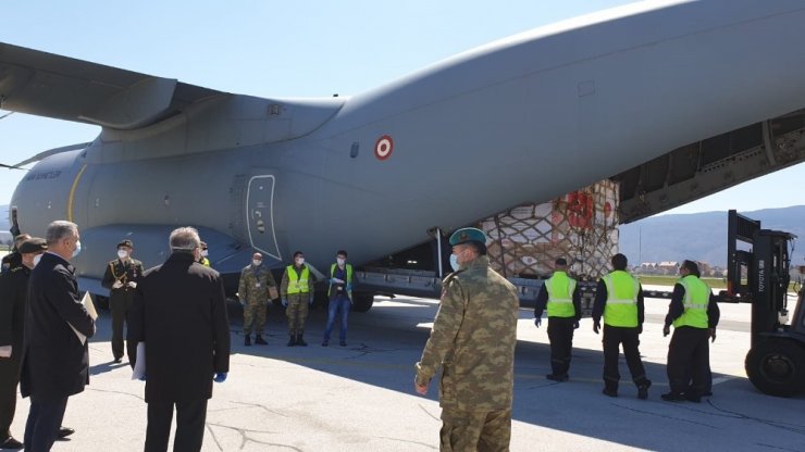 MSB: "Sağlık malzemelerini taşıyan uçağımız Bosna Hersek’e ulaştı"