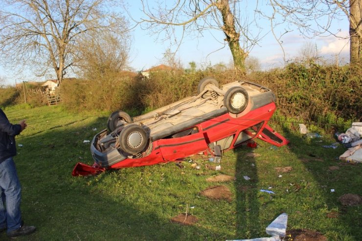 Samsun’da trafik kazası: 2 yaralı