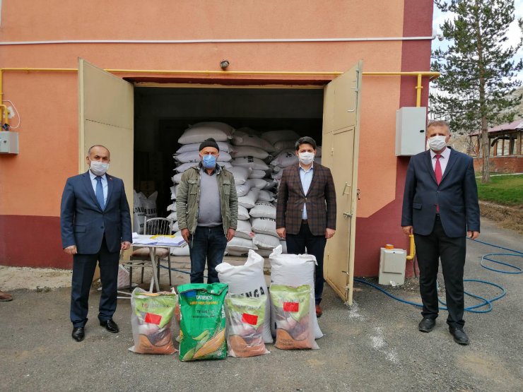 Zara'da çiftçilere tohum dağıtıldı