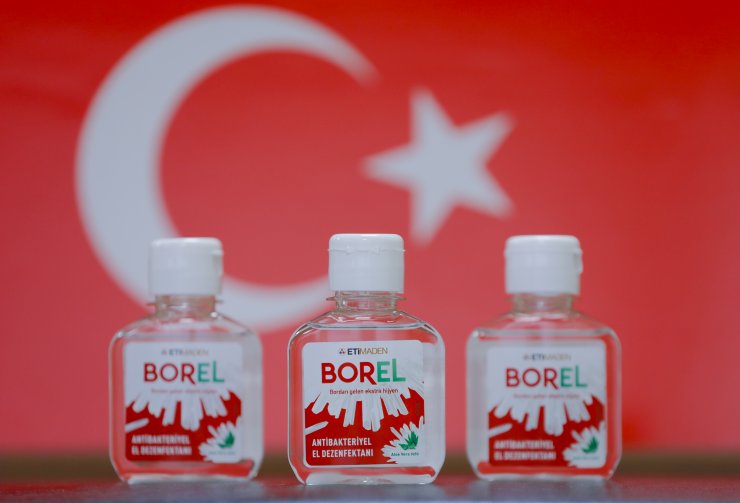 Bakan Dönmez: "Yerli ve milli bor katkılı el dezenfektanı BOREL haftaya raflarda"