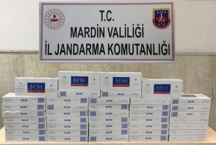 Mardin’de 2 bin 440 paket kaçak sigara ele geçirildi