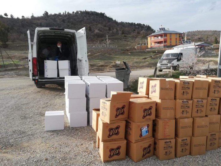 Bozkır'da ramazan öncesi 650 aileye yardım