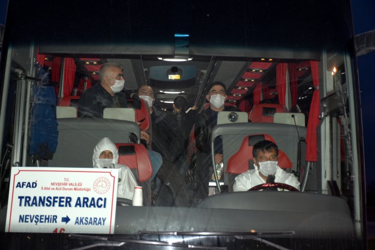 98 Türk vatandaşı Aksaray'daki yurda yerleştirildi