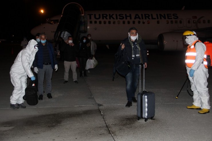Erzurum'da karantina! Bosna Hersek ve Hırvatistan’dan getirilen 118 kişi getirildi
