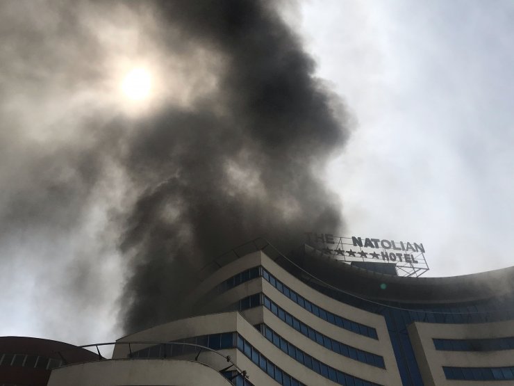 Gaziantep'de otel yangını