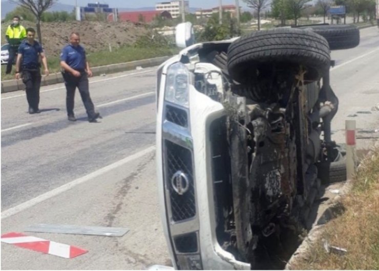 İl Genel Meclisi üyesi ve İl Özel İdaresi Yol Müdürü kaza yaptı