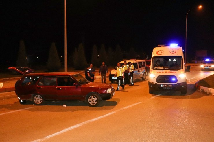 Karaman’da kısıtlama öncesi feci kaza!