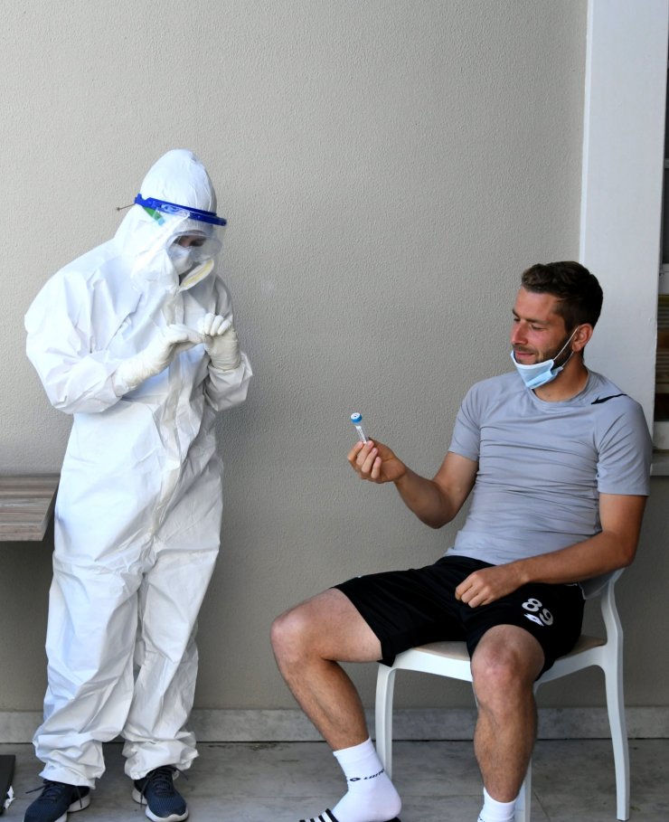 Konyaspor'da koronavirüs testleri testleri yapıldı