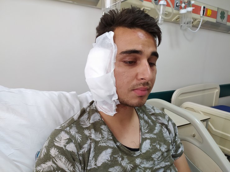 Kulağı ısırılarak koparılmıştı! Kulağı dikilemeyen postacının tedavisi Konya'da devam ediyor