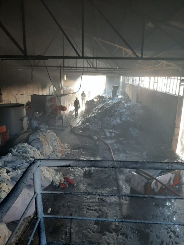 Kayseri'de Çıkan Yangın Söndürüldü