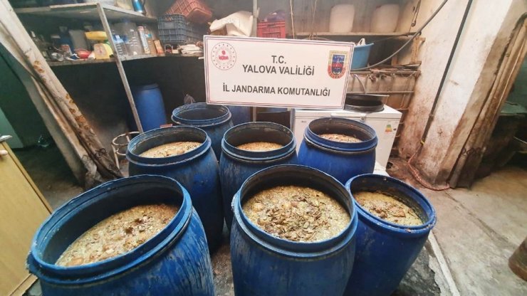 Yalova’da 5 Ton Kaçak İçki Ele Geçirildi