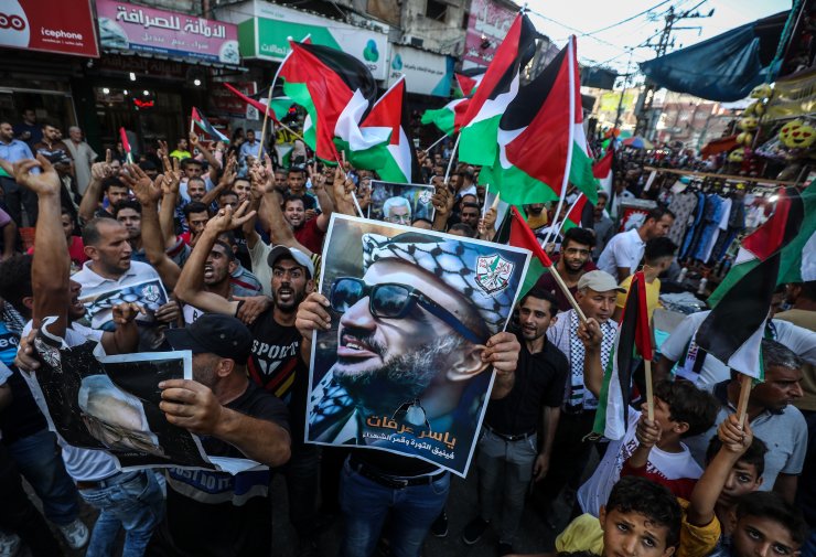 Gazze'de İsrail'in 'ilhak' planına karşı yürüyüş