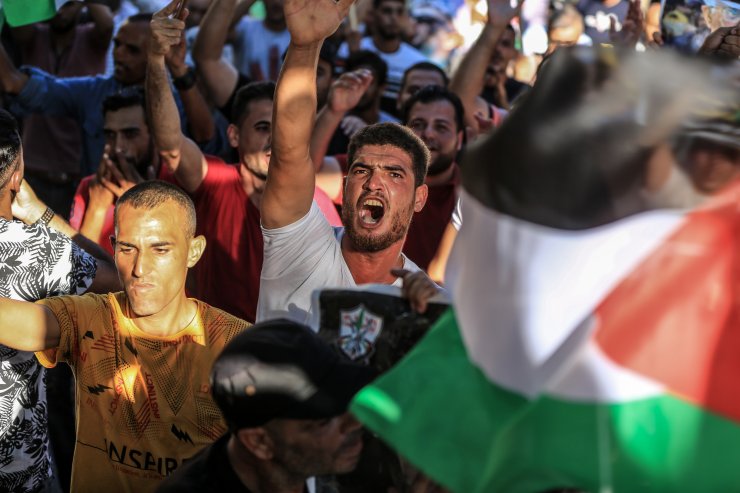 Gazze'de İsrail'in 'ilhak' planına karşı yürüyüş