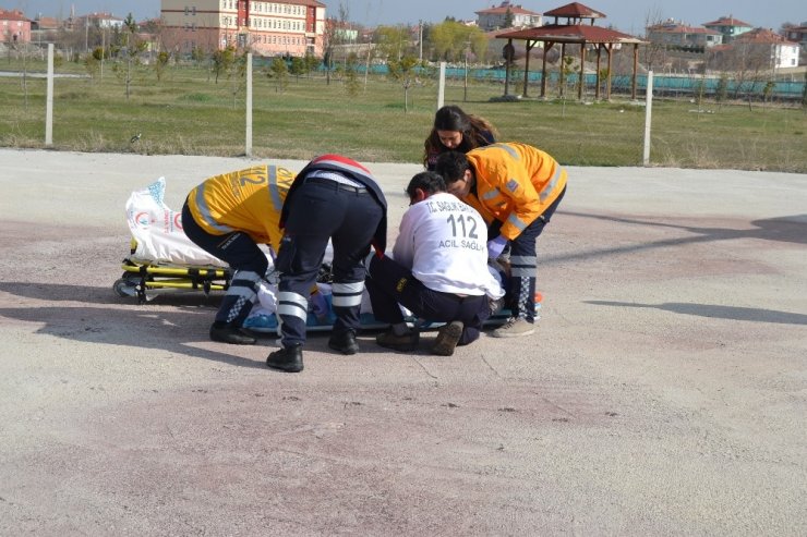 Helikopter ambulans Konya için harekete geçti!