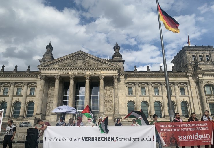 İsrail'in 'ilhak' planı Almanya'da protesto edildi
