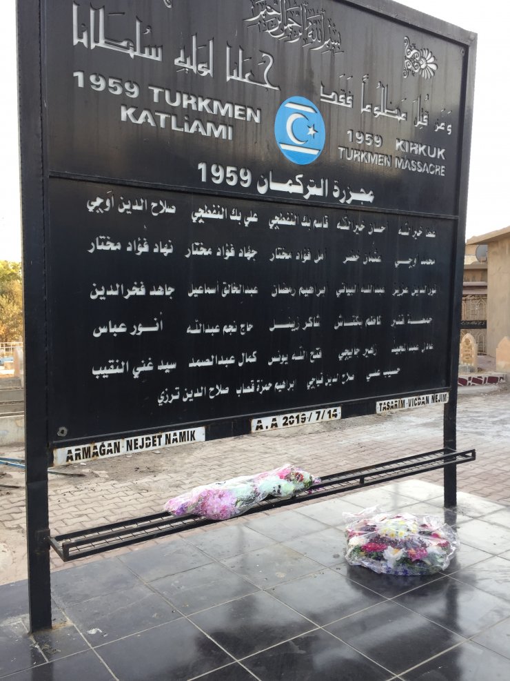 Kerkük Türkmenleri 61 yıl önceki katliamın kurbanlarını andı