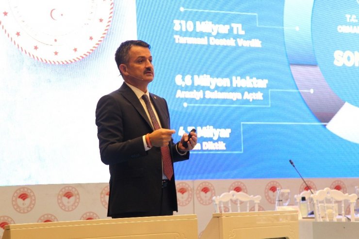 Konya'da Konuşan Bakan Pakdemirli "Üretici Cebindeki Parayı Harcamamalı" Dedi