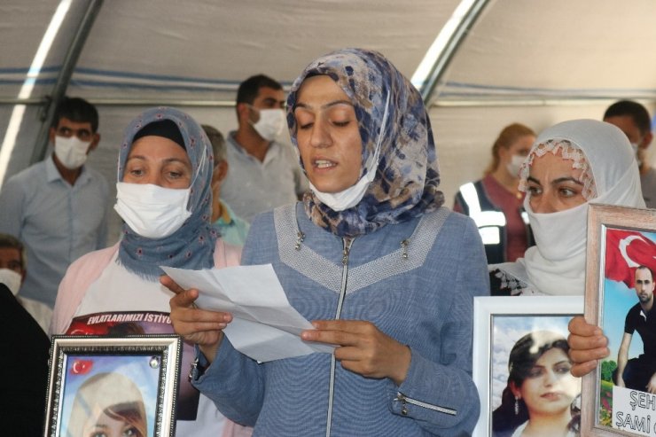 Diyarbakır'daki ailelerden Almanya'da evlat nöbeti tutan anneye destek