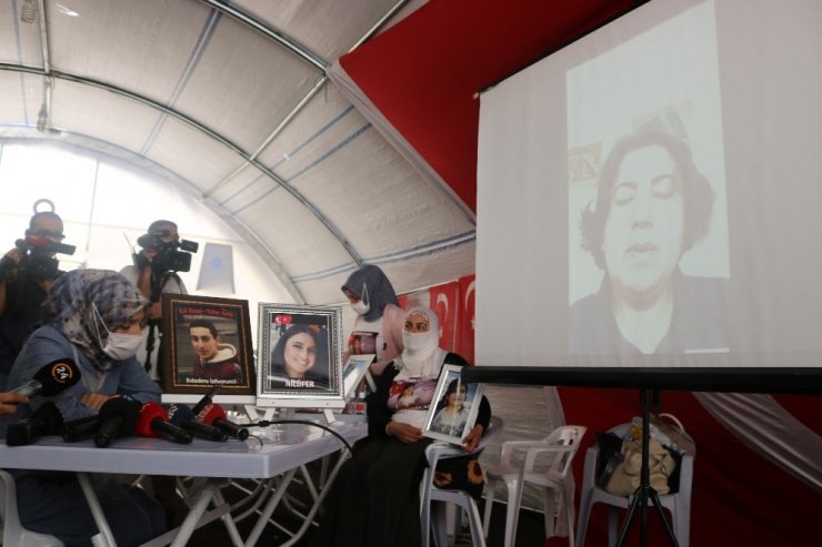 Diyarbakır'daki ailelerden Almanya'da evlat nöbeti tutan anneye destek