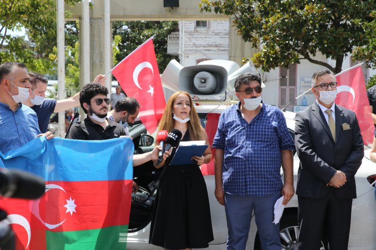 STK'lar Ermenistan'ın Azerbaycan'a saldırılarını protesto etti