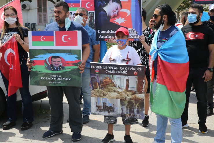 STK'lar Ermenistan'ın Azerbaycan'a saldırılarını protesto etti
