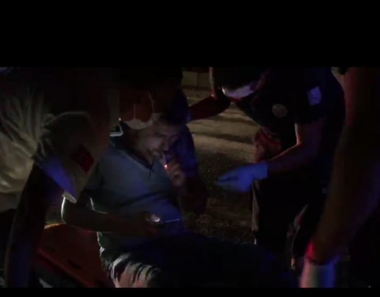 Hayatını kurtaran 112 ekibinden önce sigara molası istedi!