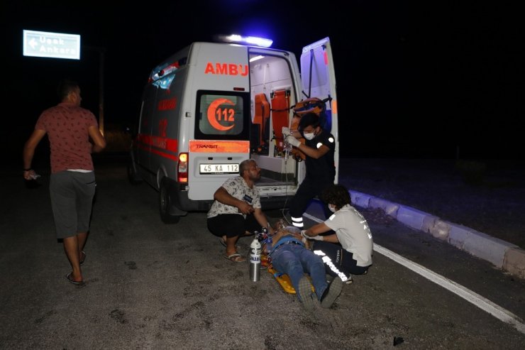 Bir kaza haberi da Manisa'dan! Kaza sonrası can pazarı