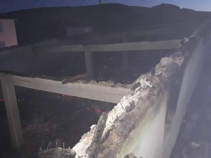 Konya'da meydana gelen yangın büyük zarara yol açtı