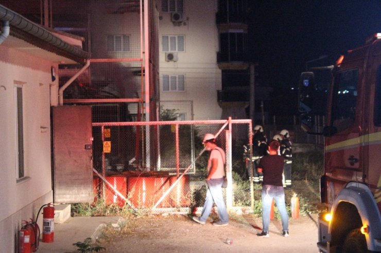 Trafodan yükselen alevler paniğe neden oldu