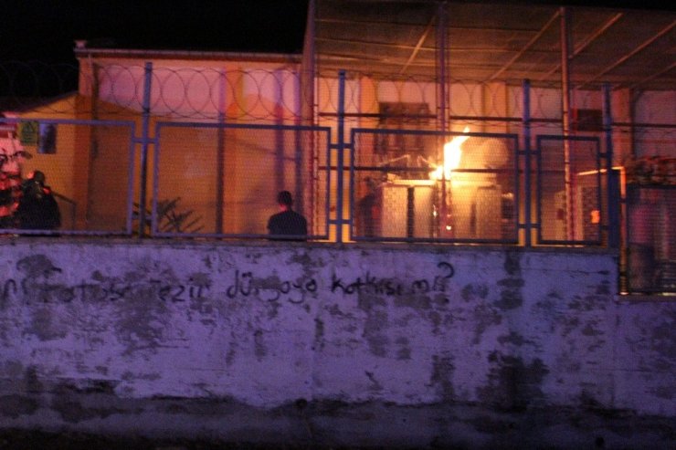 Trafodan yükselen alevler paniğe neden oldu